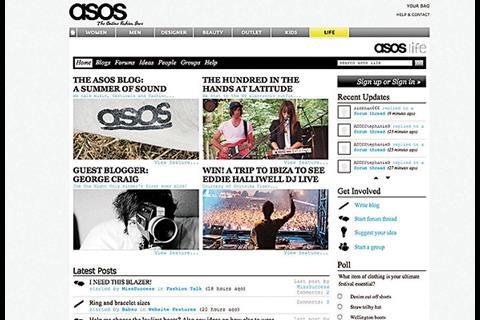 Asos online content